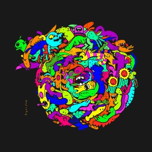 creature swirl v2 T-Shirt