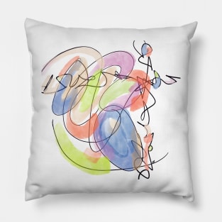 Abstract Soul Searcher Pillow