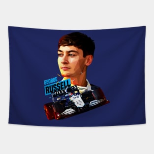 George Russell Low Poly Tapestry