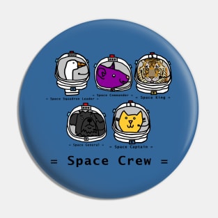 Cute Animals Space Crew 2420 with Tiger Pin