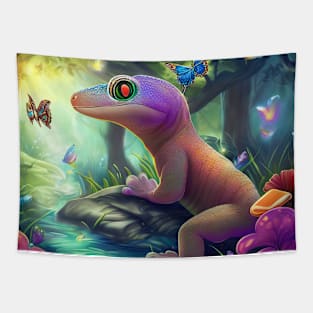 Gecko fantasy Tapestry