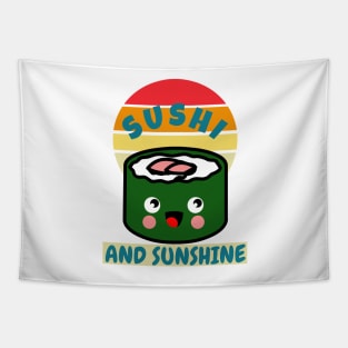 Sushi and sunshine Tapestry