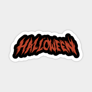 Halloween Type Magnet