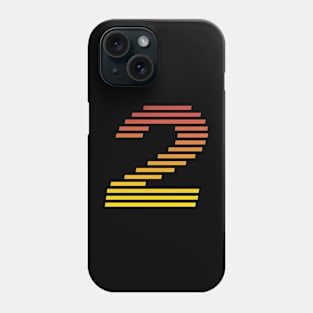 2 - Number Two - Retro Phone Case