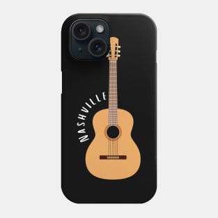 City of Music Nashville Tennessee guitar home of country music USA city break Phone Case