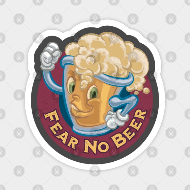 Fear No Beer Magnet by majanation