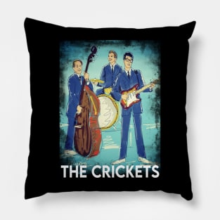 Legendary Rock Pioneers The Crickets' Anthem Pillow