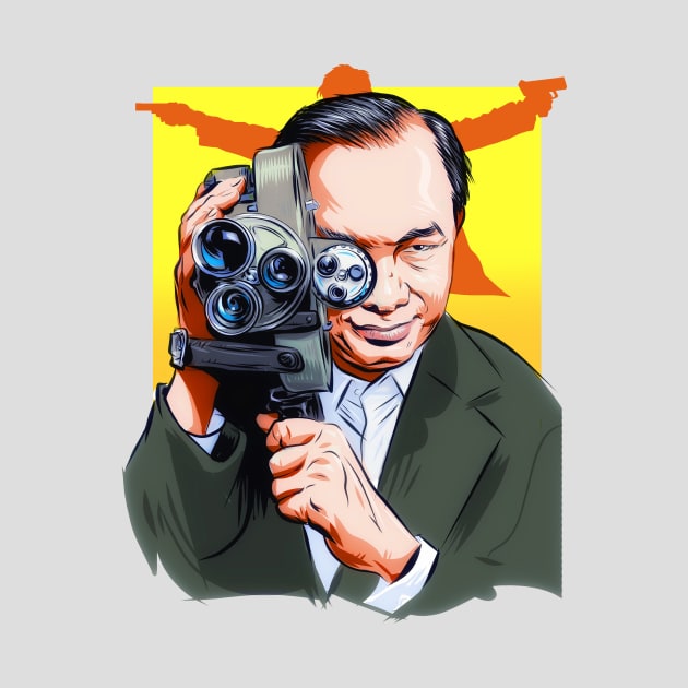 John Woo - An illustration by Paul Cemmick by PLAYDIGITAL2020