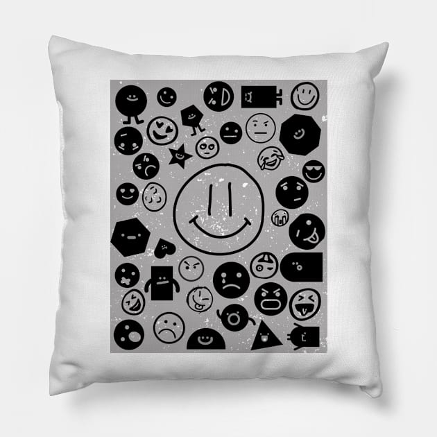 Emoticons Pillow by KyrgyzstanShop