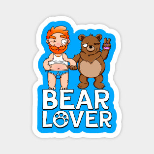 Bear Lover Ginger Magnet