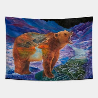 Chicago Bear Tapestry