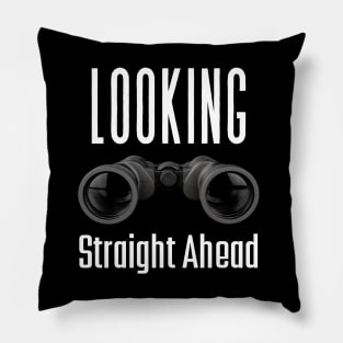 Looks Straight Ahead - 2 | Looking Straight Ahead Pillow