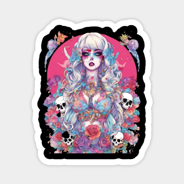 Zombie Devil Magnet by animegirlnft