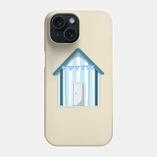 Little Blue Beach Hut Phone Case