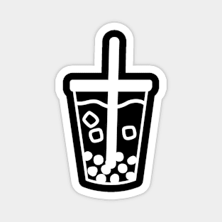 Boba iced Coffee Pocket Magnet