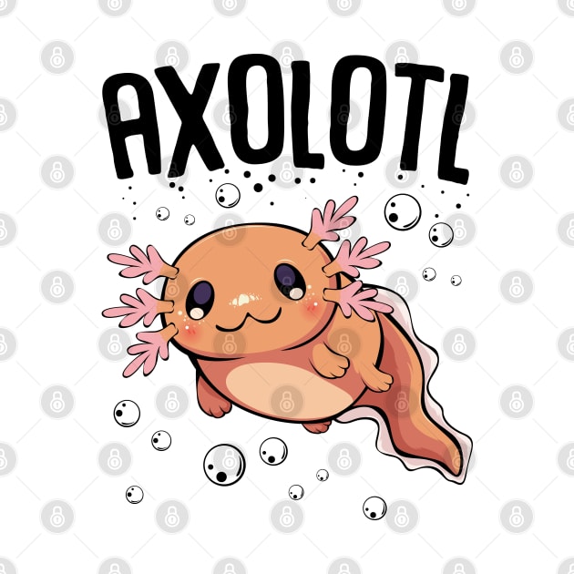 Axolotl Under Water by Lumio Gifts