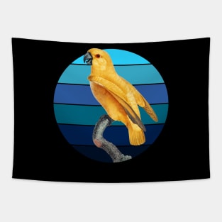 Senegal parrot Retro sunset Tapestry