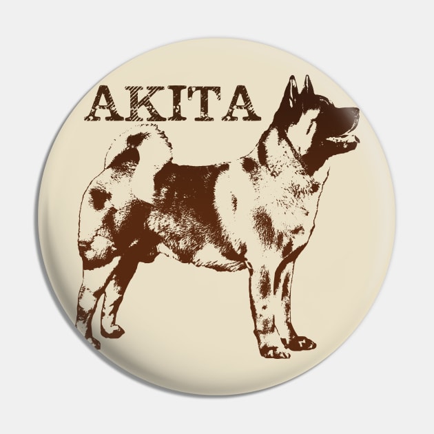 American Akita Pin by Nartissima