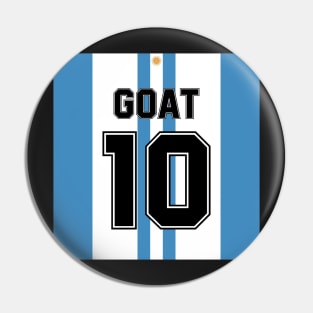 Lionel Messi Goat 10 Pin