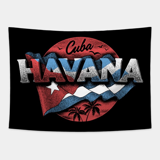 Cuba - Havana Tapestry by MoSt90