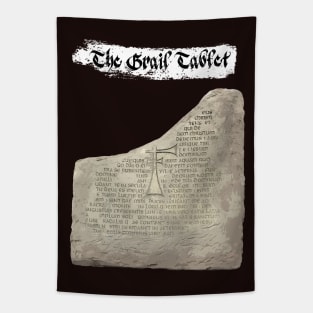 The Holy grail tablet Tapestry