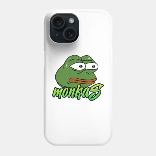 MonkaS twitch pepe frog emoticon Phone Case