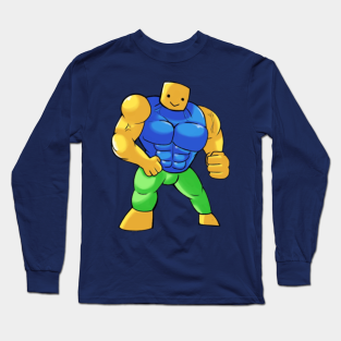 Roblox Noob Long Sleeve Shirts Teepublic Uk - muscular noob roblox