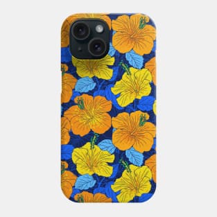 Yellow Summer Hibiscus Phone Case