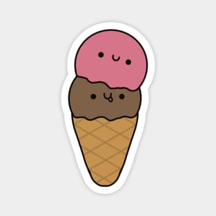 Cute Ice Cream - Kawaii Ice Cream Magnet