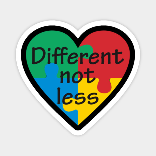 Autism Awareness Autistic Autismo Mental Asperger Aspergers Be Kind True Colors Embrace Differences Different Mental Epilepsy Adhd Asd Schizophrenia Spectrum Disability Minds Label Aspie Yourself Neurodiversity Puzzle Puzzles Autism Magnet