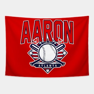 Vintage Atlanta Baseball Aaron Tapestry