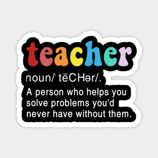 Teacher Off Duty Last Day Of School Teacher Summer T-Shirt Magnet