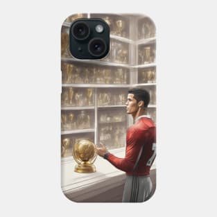 CR7 Cristiano Ronaldo Trophy Cabinet Gift Art Phone Case