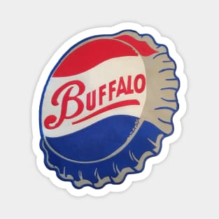 Vintage Buffalo Bison Logo Magnet