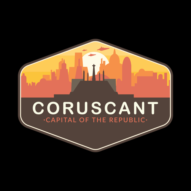 Coruscant capital of the republic by Space Club