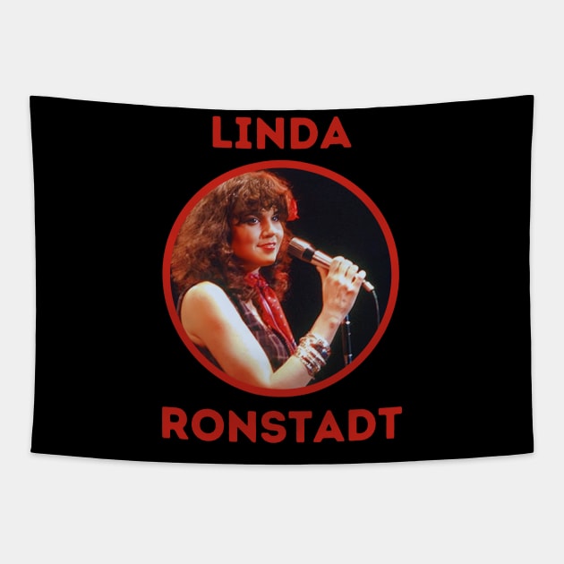 linda ronstadt ll red Tapestry by claudia awes