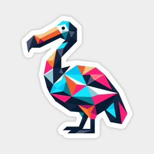 Geometric Dodo Bird Magnet