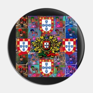 Portuguese folk art Pin