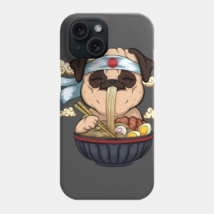 Chinese food pug lovers Phone Case