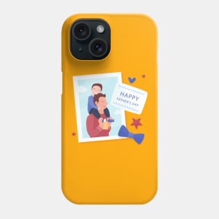 father and son - father's day - i love dad Phone Case