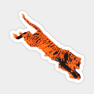 Fire Tiger Magnet