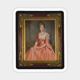 Julie Andrews Queen Clarisse Portrait Magnet