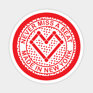 New York City's Heart (RED) Magnet