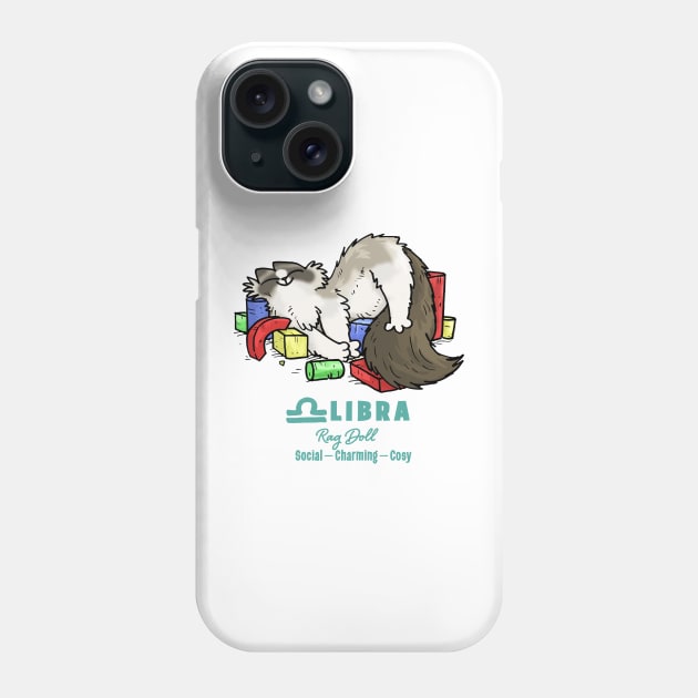 Libra - Simon's Cat Phone Case by devanpm