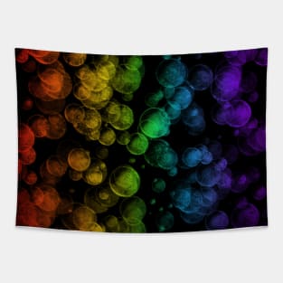 Rainbow bubbles Tapestry