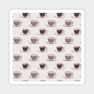 Coffee Pattern 5 Magnet