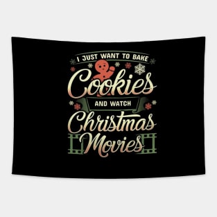 Cookie man and Christmas movie Tapestry