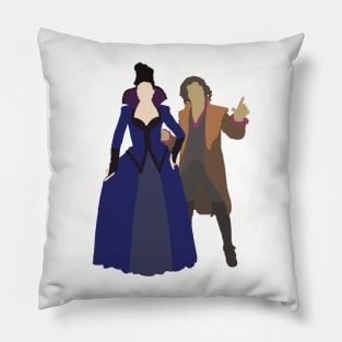 Regina and Rumplestiltskin Pillow