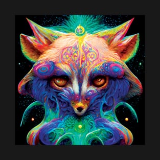 Cosmic Druid - Fox Form T-Shirt