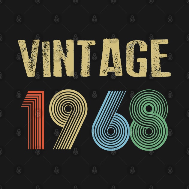 Vintage 1968 BIRTHDAY by Dirty Custard Designs 